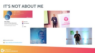 IT’S NOT ABOUT ME
! :@wswebcreation
" : https://github.com/wswebcreation
 