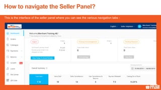 Retailer Panel Understand your seller panel | PDF