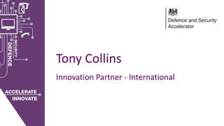 Tony Collins
Innovation Partner - International
 