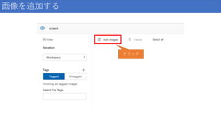 画像を追加する
クリック
 