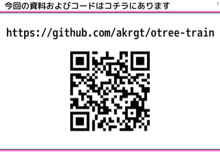 ؤYϤӥ`ɤϥˤޤ
https://github.com/akrgt/otree-train
!1
 