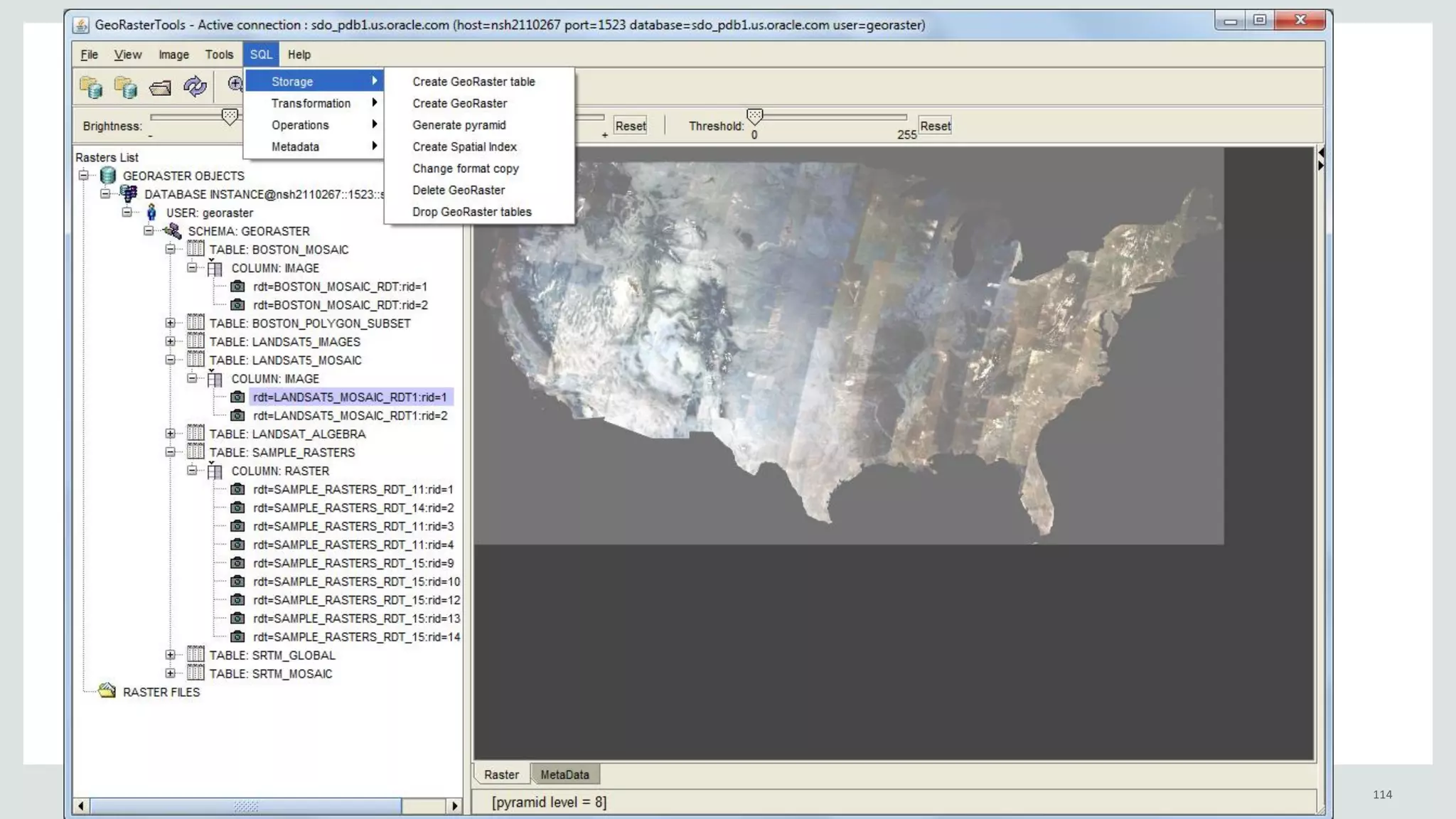 Copyright © 2019, Oracle and/or its affiliates. All rights reserved. | 114
 