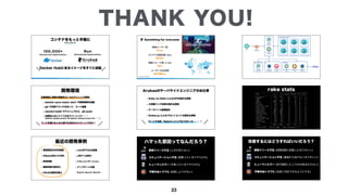 THANK YOU!
23
 