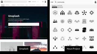 Unsplash Noun Project
 