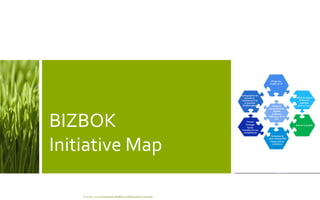BIZBOK
Initiative Map
V1.0 Oct. 2017 Competensis BIZBOK modelling with Archimate
 