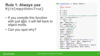 SciPy 2019: How to Accelerate an Existing Codebase with Numba | PDF