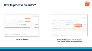 How to process an order - Paytm mall shop | PPT