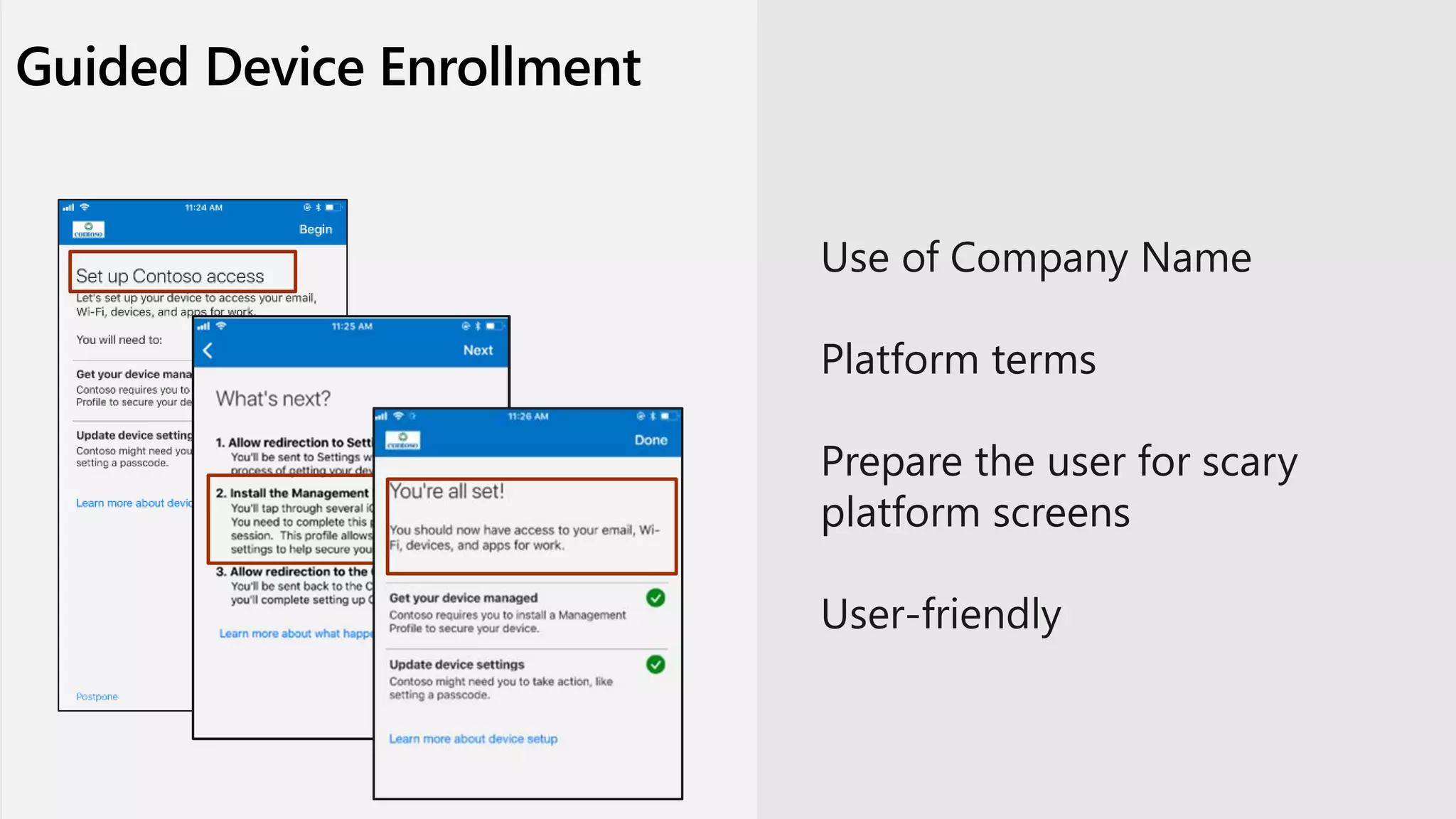 Guided Device Enrollment
 