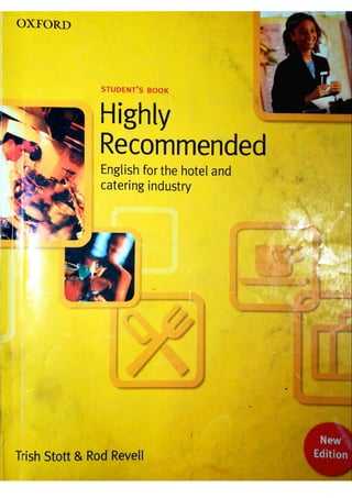 Highly recommended English for the hotel and catering industry. PDF