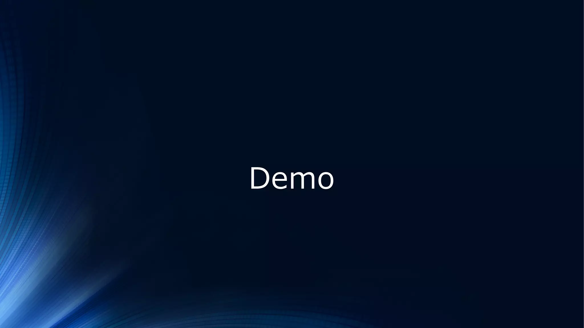 Demo
 