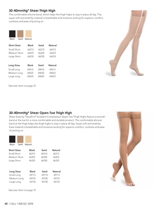 Ease Opaque Women's Support Pantyhose - Firm (30-40mmHg) Graduated  Compression Hosiery (Sand, Small Short)