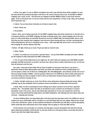 Teaching RDA After 3R (Transcript) | DOCX