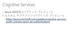 https://azure.microsoft.com/updates/cognitive-services-
public-preview-azure-ad-authentication/
 