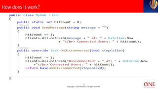 22
Copyright © 2018 ONE BCG. All rights reserved.
How does it work?
 