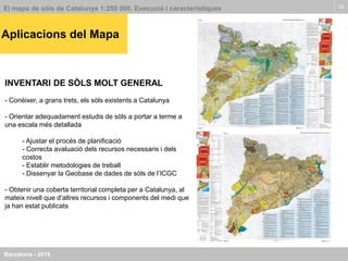 El mapa de sòls de Catalunya 1:250 000. Execució i característiques
