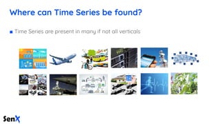 Where can Time Series be found?
■ Time Series are present in many if not all verticals
 