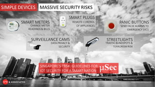 SIMPLE DEVICES MASSIVE SECURITY RISKS
CHARLESREEDANDERSON.COM
SURVEILLANCE CAMS
DATA PRIVACY &
SECURITY
SMART METERS
CHANG...