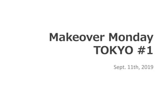 Makeover Monday
TOKYO #1
Sept. 11th, 2019
 