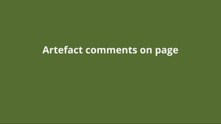 Artefact comments on pageArtefact comments on page
 