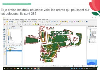 11 octobre 2019
REMISE DES PRIX VILLES ET VILLAGES FLEURIS 2019
42
Et je croise les deux couches: voici les arbres qui poussent sur
les pelouses: ils sont 382
 