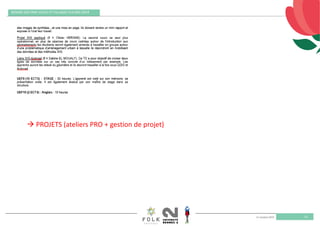 11 octobre 2019
REMISE DES PRIX VILLES ET VILLAGES FLEURIS 2019
52
 PROJETS (ateliers PRO + gestion de projet)
 