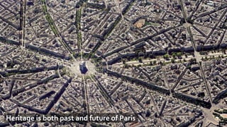 Heritage is both past and future of Paris
 