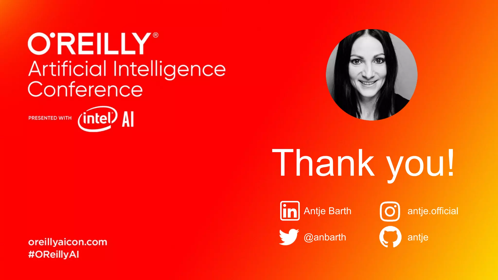 Thank you!
antje.official
antje@anbarth
Antje Barth
 