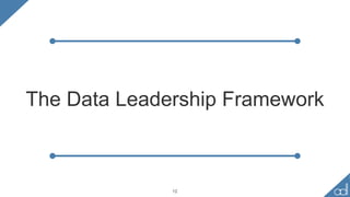 The Data Leadership Framework
12
 