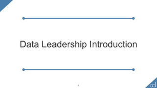 Data Leadership Introduction
5
 