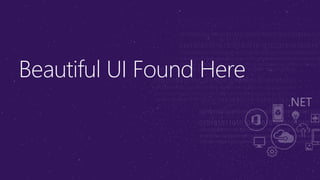 Beautiful UI Found Here
 