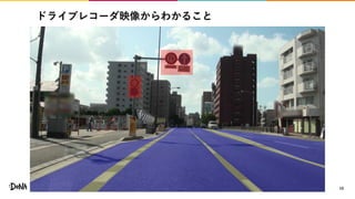 ドライブレコーダ映像からわかること
10
 