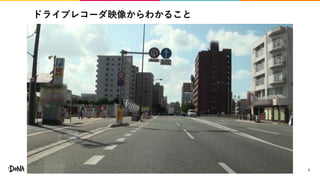 ドライブレコーダ映像からわかること
7
 