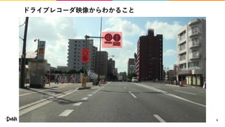 ドライブレコーダ映像からわかること
8
 