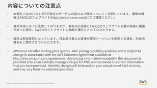 © 2019, Amazon Web Services, Inc. or its Affiliates. All rights reserved.
•
•
•
•
 