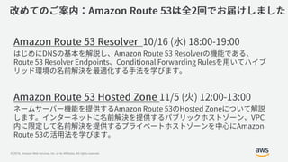 © 2019, Amazon Web Services, Inc. or its Affiliates. All rights reserved.
 