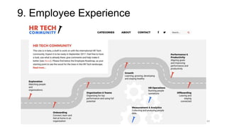 89
9. Employee Experience
 
