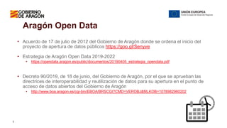 Aragón Open Data: procesos de apertura y reutilización de datos de archivos y documentos 