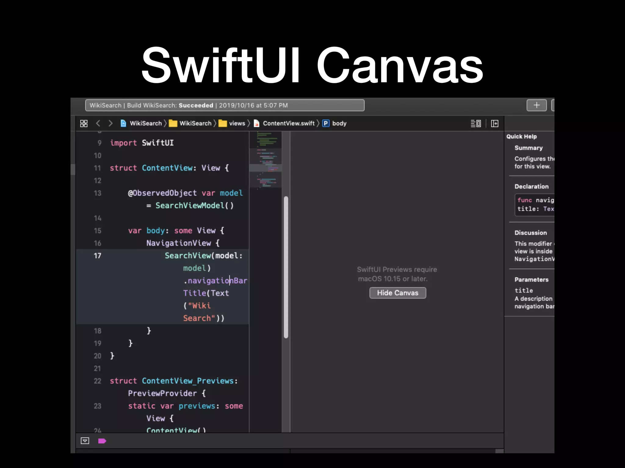 SwiftUI Canvas
 
