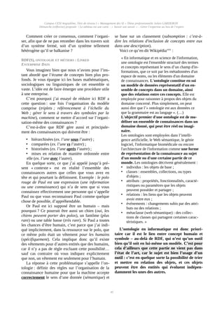 Penser son Système d’Information, Appréhender ses évolutions 