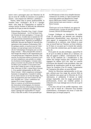 Penser son Système d’Information, Appréhender ses évolutions 