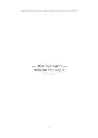 Penser son Système d’Information, Appréhender ses évolutions 