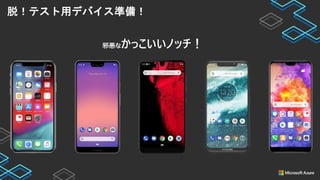 邪悪なかっこいいノッチ！
脱！テスト用デバイス準備！
 