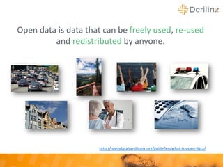 Open data is data that can be freely used, re-used
and redistributed by anyone.
http://opendatahandbook.org/guide/en/what-is-open-data/
 