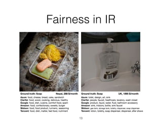 Fairness in IR
13
 