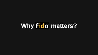 Why matters?
 