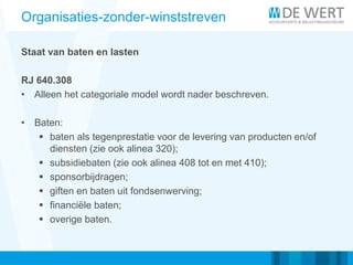 Organisaties Zonder Winstoogmerk Stichtingen En Verenigingen En Mic