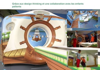 Grâce aux design thinking et une collaboration aves les enfants
patients
 