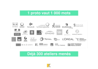 1 proto vaut 1 000 mots
Déjà 300 ateliers menés
 
