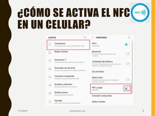¿CÓMO SE ACTIVA EL NFC
EN UN CELULAR?
17/12/2019 www.biocom.com 8
 