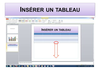 INSÉRER UN TABLEAU
 